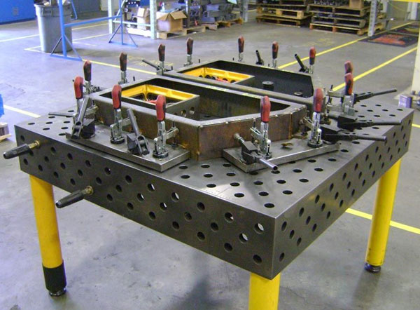 三維柔性焊接工裝平臺